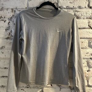 Nike Gray Long Sleeve Shirt